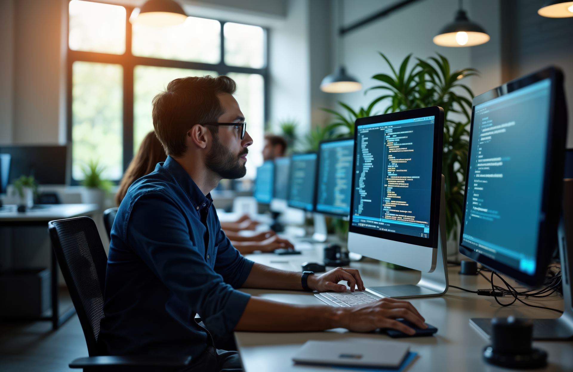 Secure communications and defence technology workspace